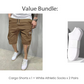 RABATT! Leichte Cargoshorts – Atmungsaktives Material, knielang. Sichere Taschen für Handy und Schlüssel. Bequem den ganzen Tag. ✅☀️