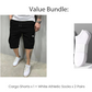 RABATT! Leichte Cargoshorts – Atmungsaktives Material, knielang. Sichere Taschen für Handy und Schlüssel. Bequem den ganzen Tag. ✅☀️