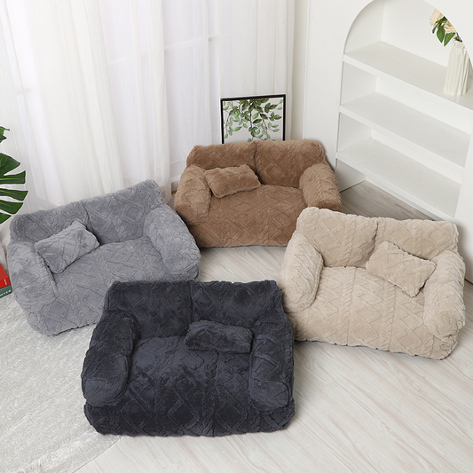 ✨🔥Plüschiges, beruhigendes Haustier-Sofa mit abnehmbarem Bezug🛋️