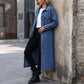 【Veste en jean longue】—— Boutonnée pour l'élégance, déboutonnée pour un style décontracté : une pièce qui vous permettra d'affirmer votre style au printemps et en automne ! 🤠💙✨