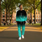 👕 Herren-Trainingsanzug – Farbverlauf-Design, Weich & Atmungsaktiv – Für Sport, Streetstyle & Alltag, Frühling/Herbst