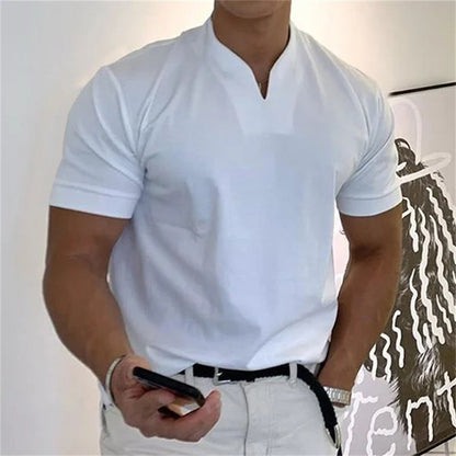 2025Herren Business Kurzarm Fitness T-Shirt