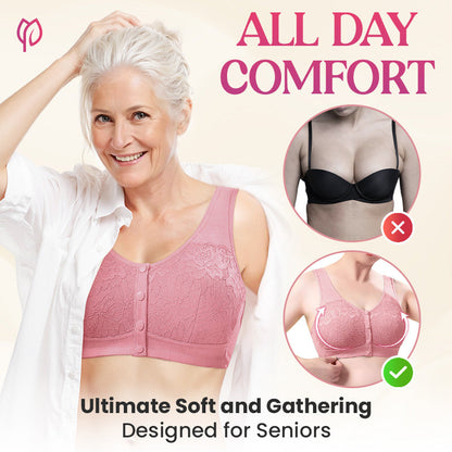 ✨ Frontverschluss, volle Abdeckung & kein Einschneiden – perfekter Komfort für Damen 50+ – ideal für den täglichen Gebrauch