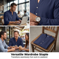 Lässiges Henley-T-Shirt für Herren