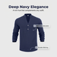 Lässiges Henley-T-Shirt für Herren