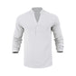 Lässiges Henley-T-Shirt für Herren