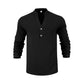 Lässiges Henley-T-Shirt für Herren