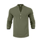 Lässiges Henley-T-Shirt für Herren