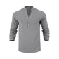 Lässiges Henley-T-Shirt für Herren