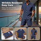 Herren-Strandoutfit mit vertikalen Streifen