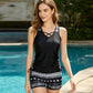 💥 Bedruckter zweiteiliger Tankini-Badeanzug für Damen