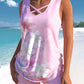 💥 Bedruckter zweiteiliger Tankini-Badeanzug für Damen