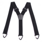 3,8 cm breiter Gurt mit Maiskorn-Muster – elastischer Karabiner-Gurt für Herren – ideal zum Klettern, Wandern & Outdoor-Aktivitäten