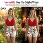 2-teiliges Set für Damen: V-Ausschnitt-Top & Shorts