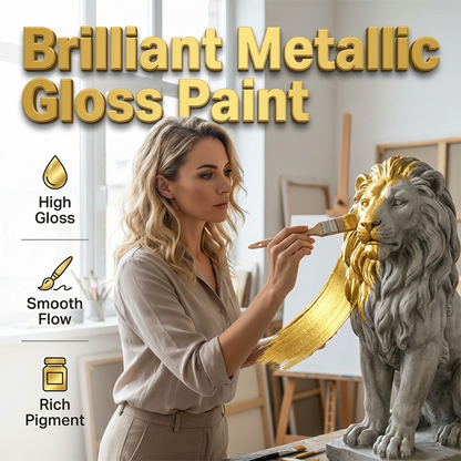 Wasserbasierter Metallic-Glanzlack