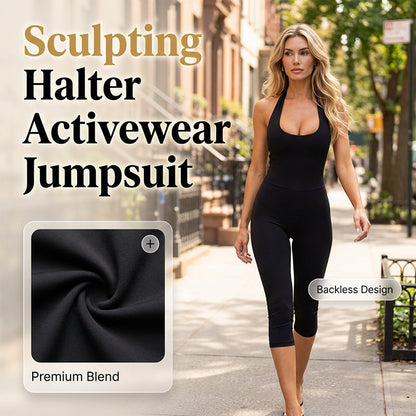 Bodycon Fitness- und Yoga-Jumpsuit
