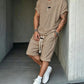 Herren Freizeit-Set – T-Shirt & Shorts – lässig & bequem👕🩳
