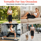Damen-Yoga-Shorts mit hohem Bund und Taschen