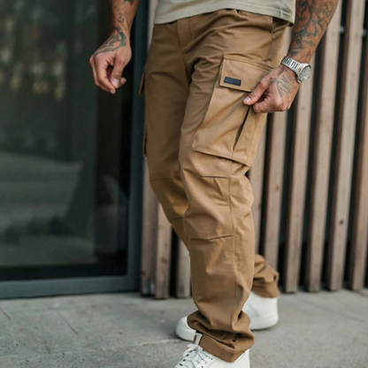 Klassische Cargo-Hose mit mehreren Taschen für Männer