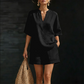Damen 2-teiliges Set 👚 V-Ausschnitt Top + Shorts – weich, leicht & super komfortabel 🌿