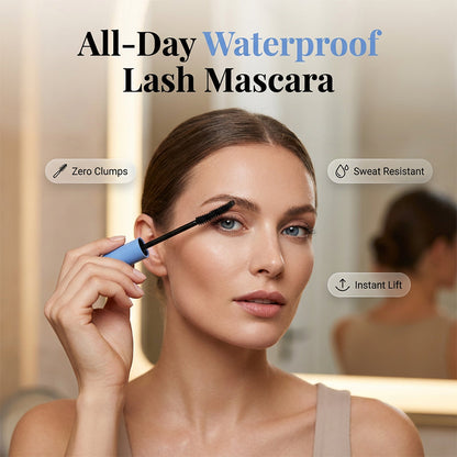 Wischfeste, langanhaltende Wimperntusche