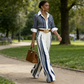Gestreiftes Shirt & weite Hose im Set – bequem & stilvoll für den Alltag