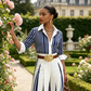 Gestreiftes Shirt & weite Hose im Set – bequem & stilvoll für den Alltag