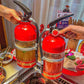🧯 Feuerlöscher-Bierspender 2L ✨ Einzigartiges Design, Lebensmittelechtes Acryl, Handdruck-System, Ideal für Party & Bar