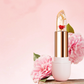 Transparenter Jelly-Lippenstift mit echter Blume und farbwechselnder Wirkung
