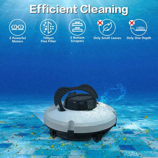 Kabelloser Pool-Roboter – Nie wieder selbst reinigen! 🤖🌊