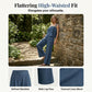 💙Atmungsaktives Rüschen-Top und passende Hose (Set)