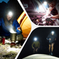 Um 90° drehbare LED-Stirnlampe und Taschenlampe