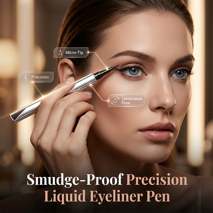 ✨ Präziser flüssiger Eyeliner ✨ 24h langanhaltender wischfester Liquid Liner mit Micro-Spitze für feine Linien