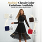 ✨💃Elegantes Midikleid mit Polka-Dots und Bindebindung am Hals
