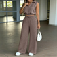 Exklusiver Zweiteiler: Modisches Oberteil & Weite Hose 👚👖