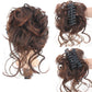 Haarteil „Messy Bun“, gewelltes/lockiges Chignon-Haarteil für den Alltag