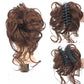 Haarteil „Messy Bun“, gewelltes/lockiges Chignon-Haarteil für den Alltag