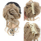 Haarteil „Messy Bun“, gewelltes/lockiges Chignon-Haarteil für den Alltag