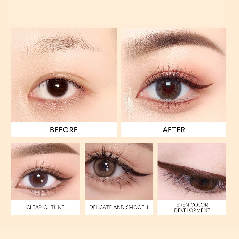24 Stunden wasserfester Eyeliner Duo, anspitzbarer Kajalstift