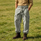 Herren-Cargohose aus Baumwoll-Leinen-Mischgewebe