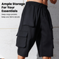 Lässige Herren-Cargo-Capri-Shorts