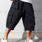 Lässige Herren-Cargo-Capri-Shorts