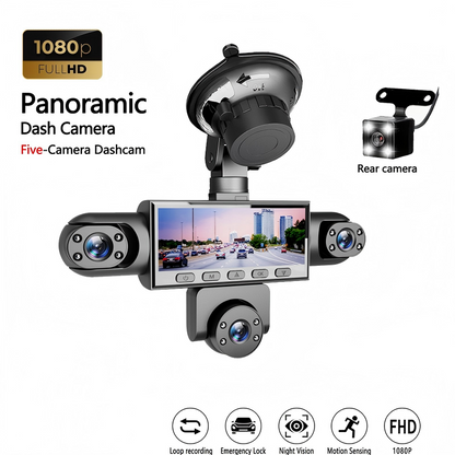 🚗📹 HD 1080P Multi-Lens Dash Cam with Night Vision! Mehrere Linsen, klare Sicht bei Tag & Nacht. 🔥✨