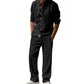 Lässiges, atmungsaktives Herren-Set aus Hemd und Hose