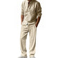 Lässiges, atmungsaktives Herren-Set aus Hemd und Hose