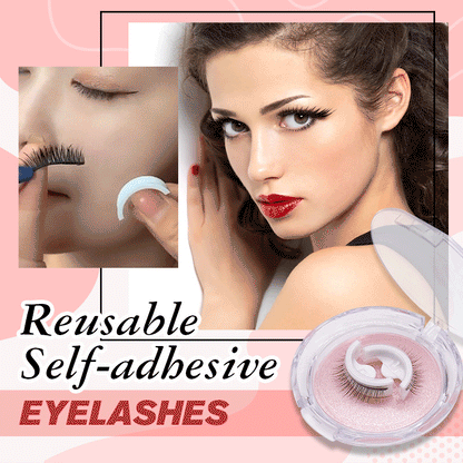 ✨ Wiederverwendbare selbstklebende Wimpern – ohne Kleber