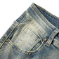 👖Klassische Stretch-Jeans mit ausgestelltem Bein für Herren – Vintage-Wash & Patchwork