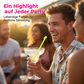 Bunte Plastiklöffel-förmige Trinkhalme für Smoothies