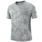 Schnelltrocknendes Camouflage-Sport-T-Shirt für Herren