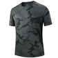 Schnelltrocknendes Camouflage-Sport-T-Shirt für Herren